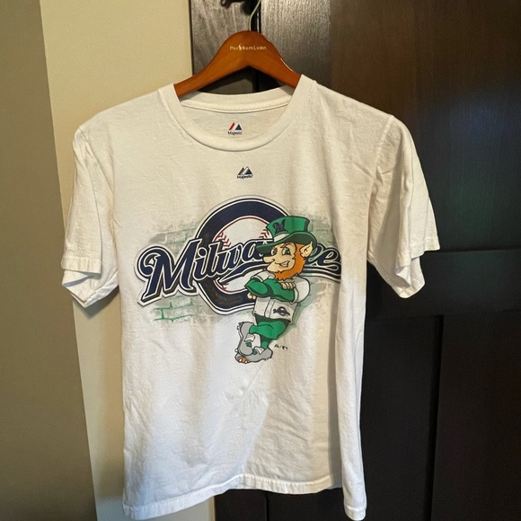 Milwaukee brewers tee leprechaun - Picture 1 of 5